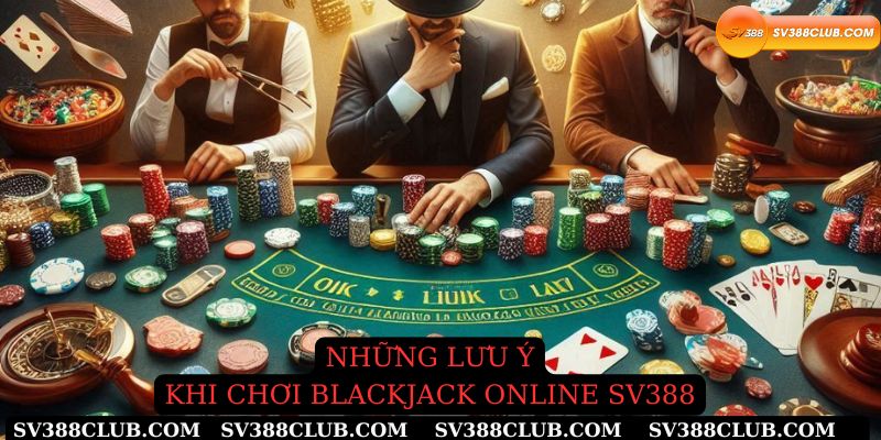 Những lưu ý khi chơi blackjack sv388