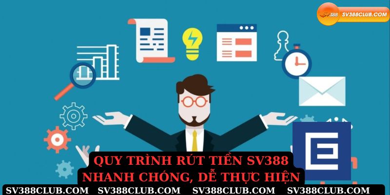 Quy trình rút tiền Sv388 nhanh chóng, dễ thực hiện